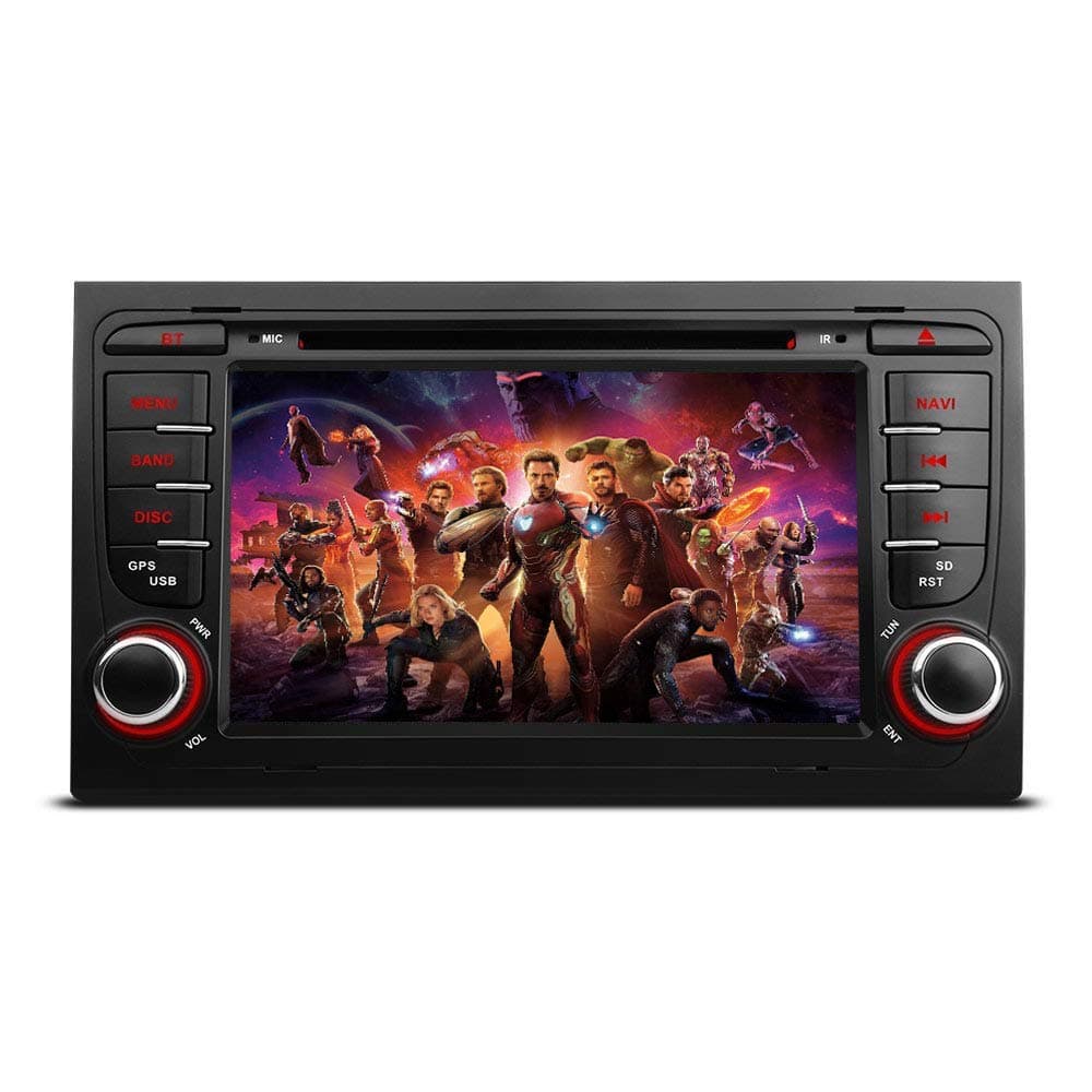 MCWAUTO Car GPS Navigation Stereo for Audi A4 S4 RS4 B6 B7 Seat Exeo DVD Player Bluetooth Radio RDS USB SWC SD with 7" Capacitive Touch Screen