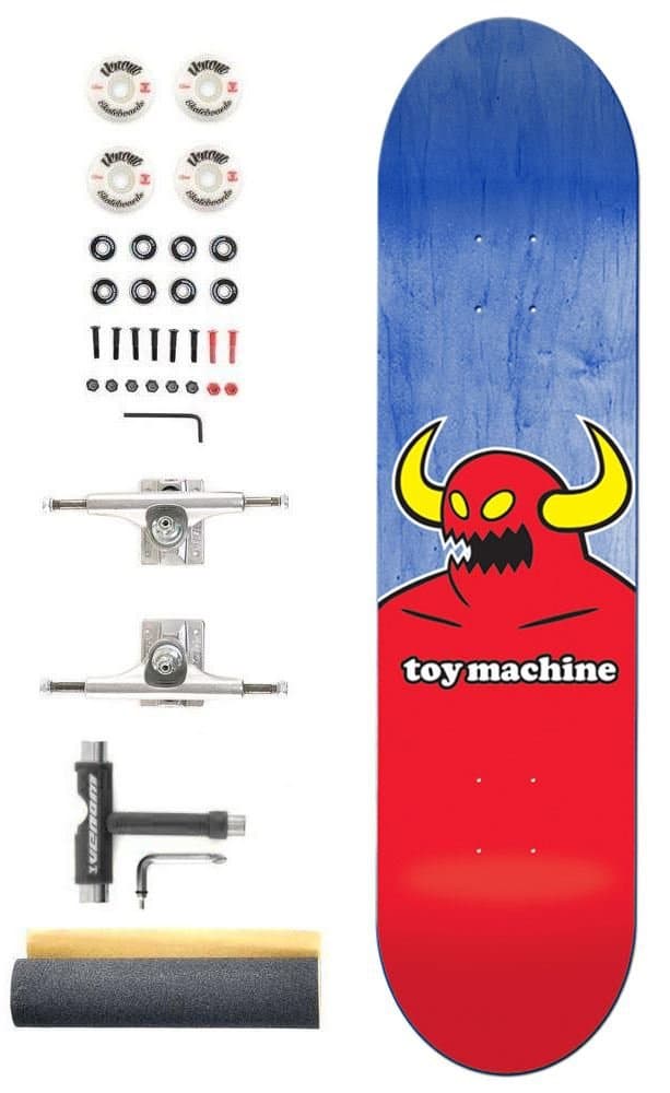 Toy Machine Monster x Venom Pro Custom Complete Skateboard - 8.0"