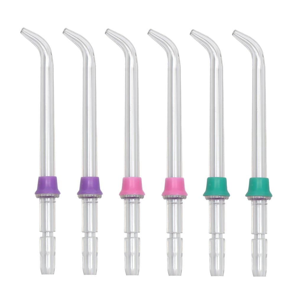 6-PCS Replacement Classic Jet Tips Compatible with Waterpik Water Flossers and Other Brand Oral Irrigators
