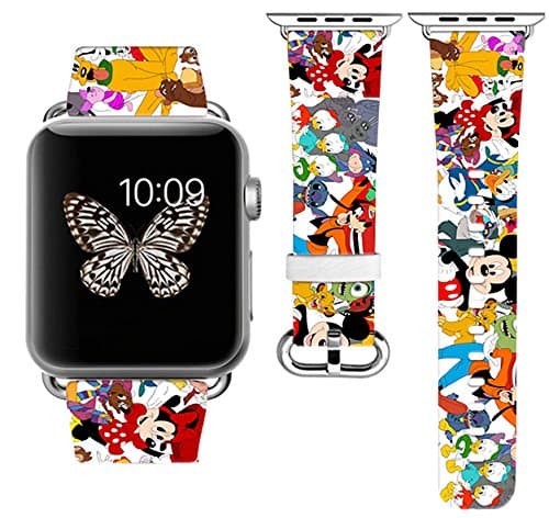 Replacement Band Strap Compatible with Apple Watch iWatch with adapters 42-44mm or 38-40mm iWatch Band Series 1 Series 2 Series 3 Series 4 Series 5 Length S/M or M/L (38-40mm M/L)