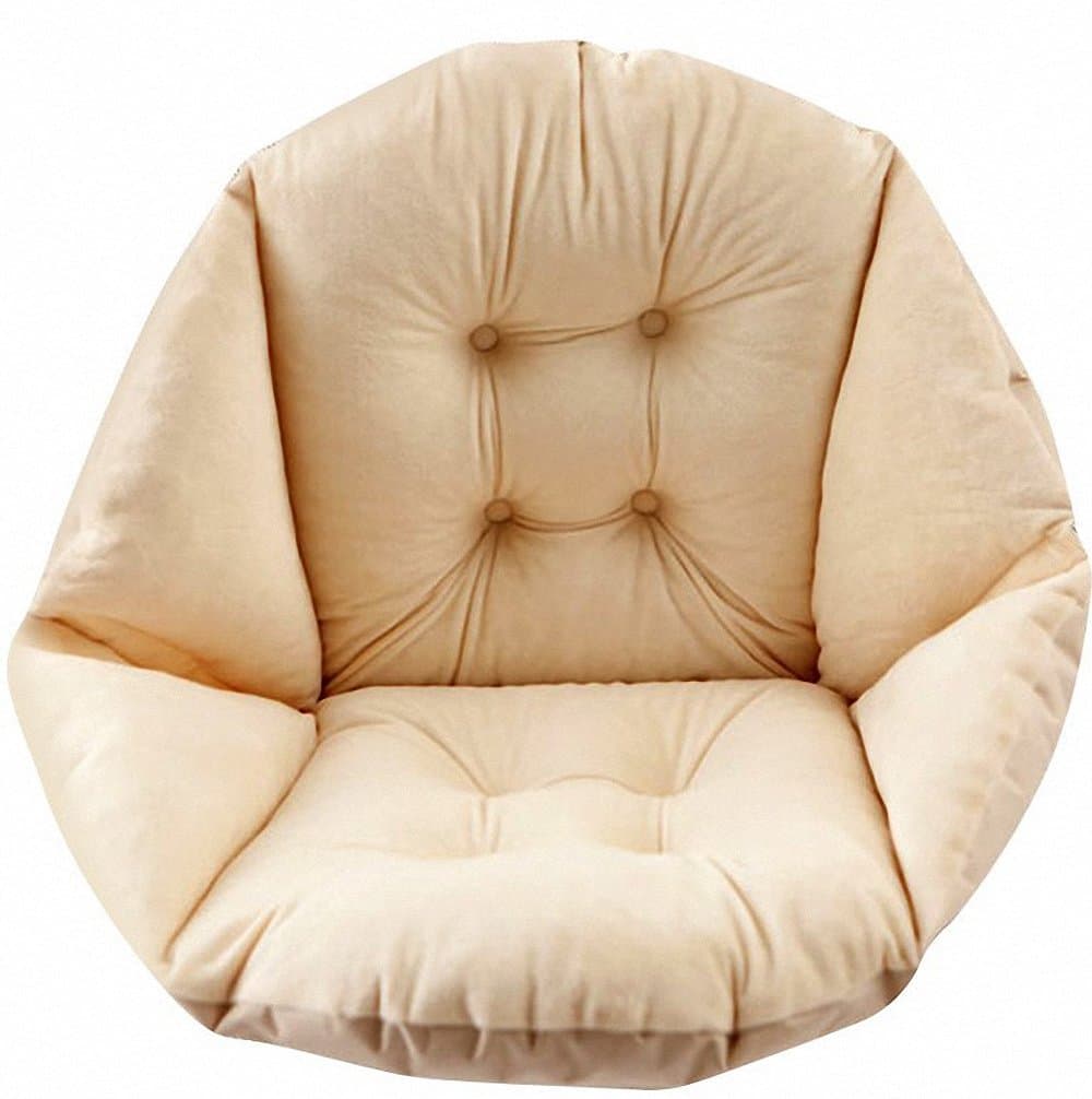 Non-Slip Most Comfortable Back Cushion Office Car Kitchen Home Chair Seat Cushion Pads With Ties Back Sciatica Relieve for Adult and Child's