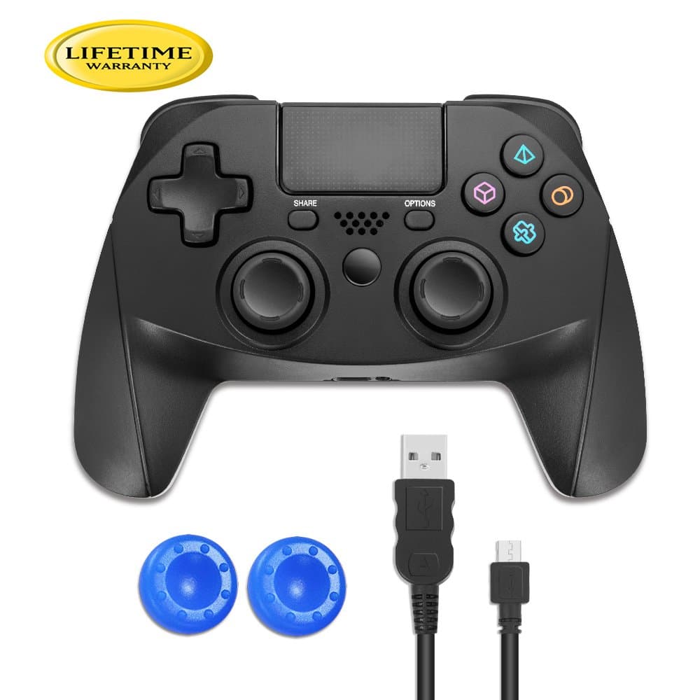 PS4 Controller Wireless Gamepad - OUBANG(2018 New Joystick PS4 Remote Control for Playstation4,Including USB Charger Heavy Duty PS4 Controller (Full Function)