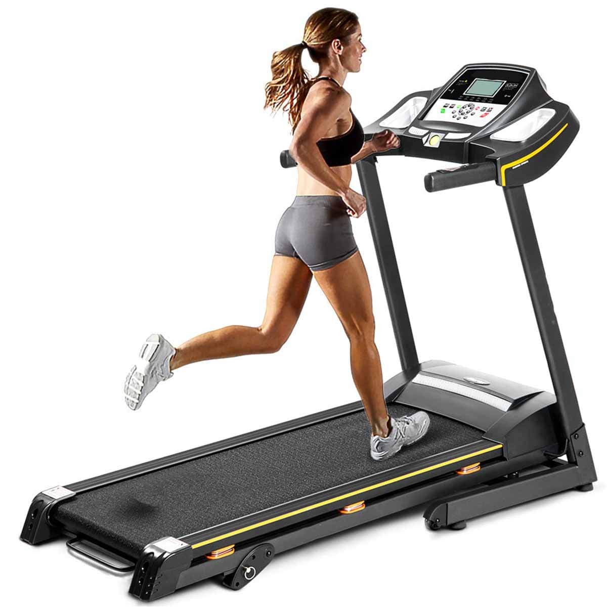 MBUKLO Treadmill for Home Electric Folding Treadmills Running Machine With LED Display 0-14.8 KM/H