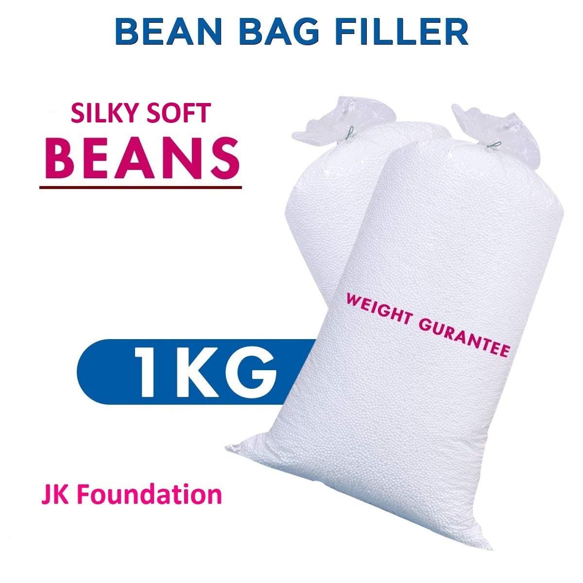 Jk Foundation Silky Soft Beans Bag Refill 1 kg