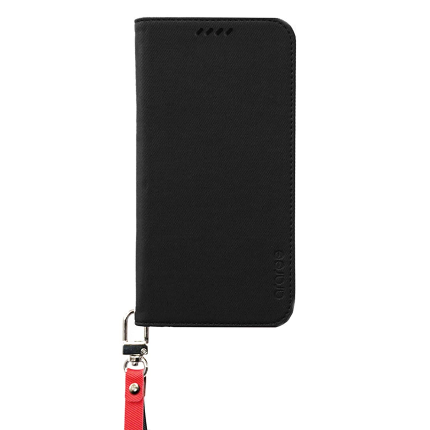 ARAREE Canvas Diary Case for Galaxy S6 - Retail Packaging - Black