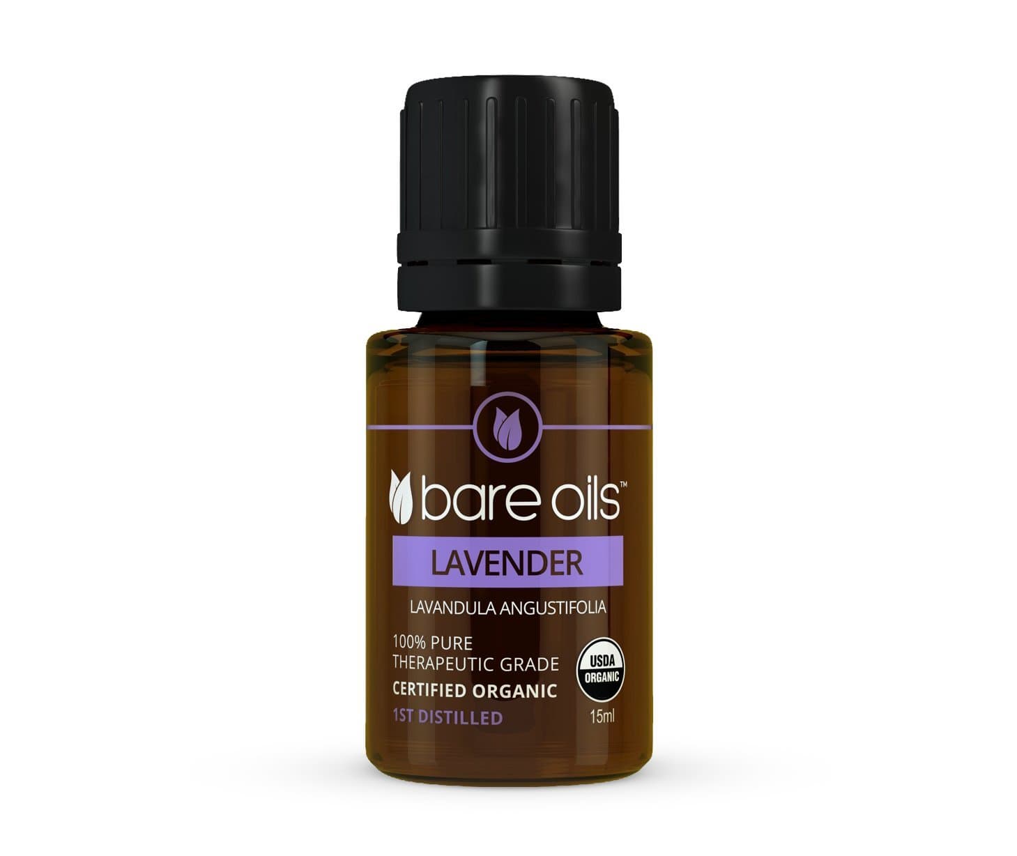 Lavender Essential Oil 15ml Bare Oils USDA Certified Organic