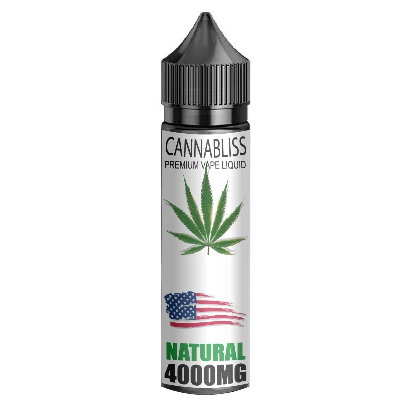 * Reduced for 1 Week * Cannabliss 4000 mg UNFLAVOURED Natural E Liquid : Vape eliquid- Helps Pain Relief, Anxiety, Sleep - Zero Nicotine 4000MG