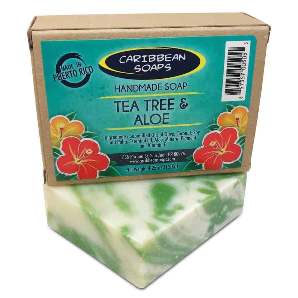 Caribbean SoapsTea Tree & Aloe Handmade Soap - 4.25 oz.