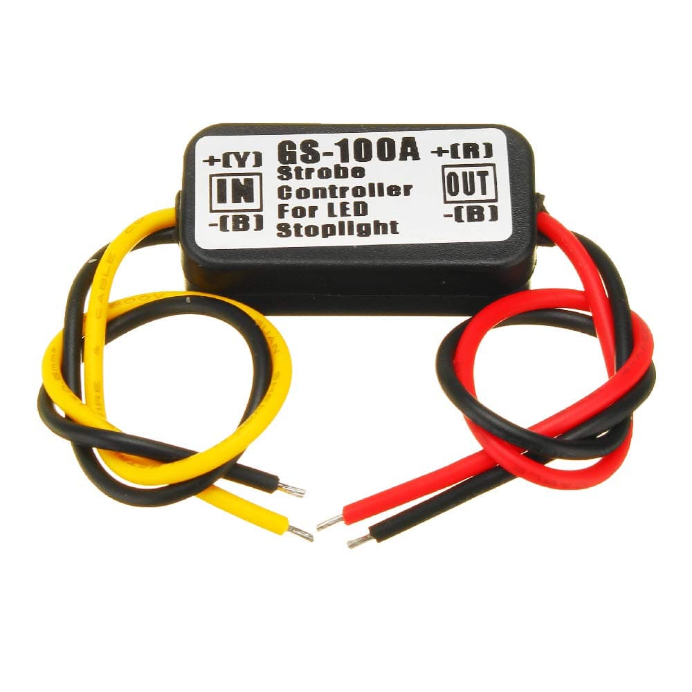 ILS - 5 pieces 12V Waterproof Flash Strobe Controller Flasher Module For Car LED Brake Stop Lights Lamp