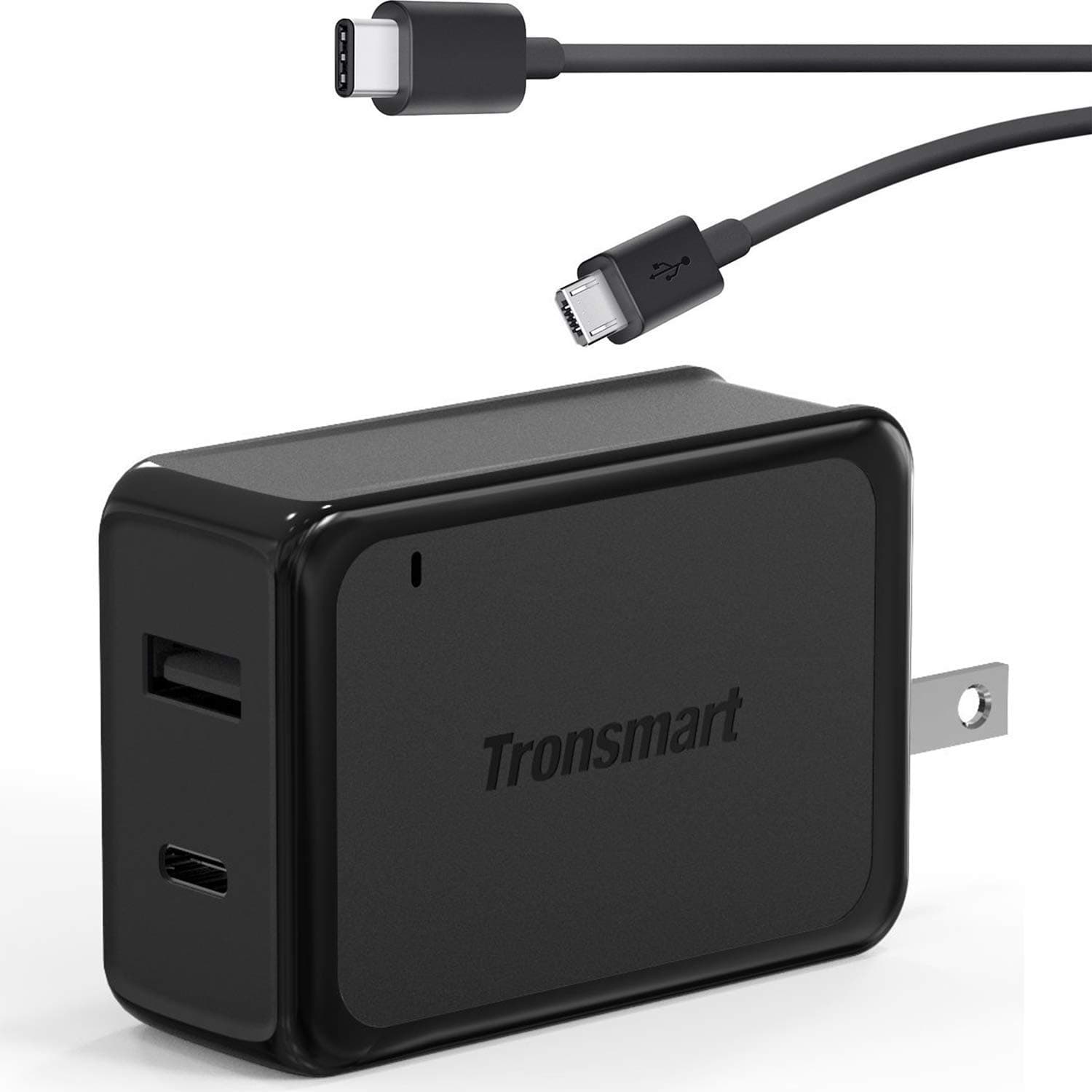 Turbo Quick USB and Type-C Wall Charger for Asus ROG Phone II with MicroUSB & USB Type-C Cables! (33Watts)