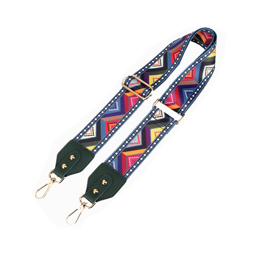 Umily 80cm-130cm Length Shoulder Strap Adjustable Shoulder Bag Strap DIY Flower Rivet Handle Crossbody Bag Strap Replacement