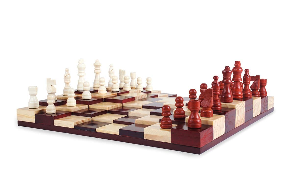 Multi Level Chess Board Game Set - Presents for Adults & Kids