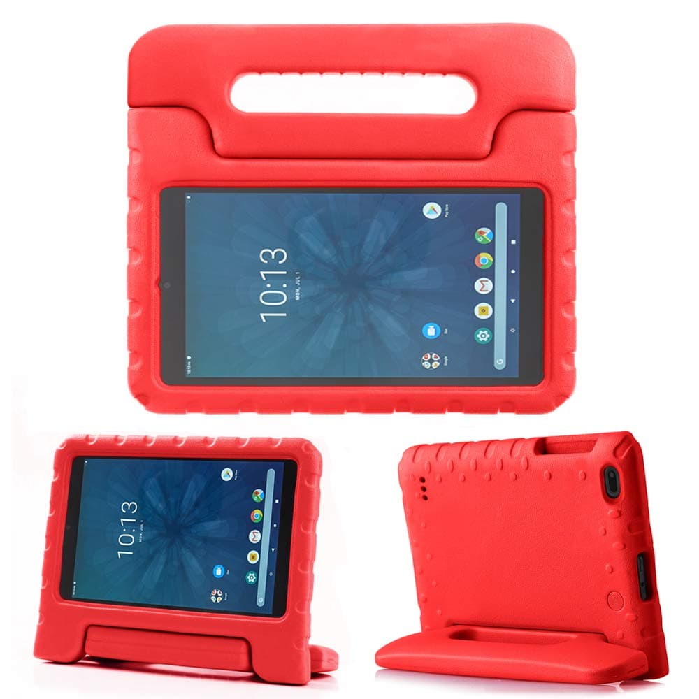 REGOKI Onn 8” Case, Lightweight Handle Stand Kids Cover Compatible with Walmart Onn 8inch Android Tablet (Model ONA19TB002) 2019 Released (Red)