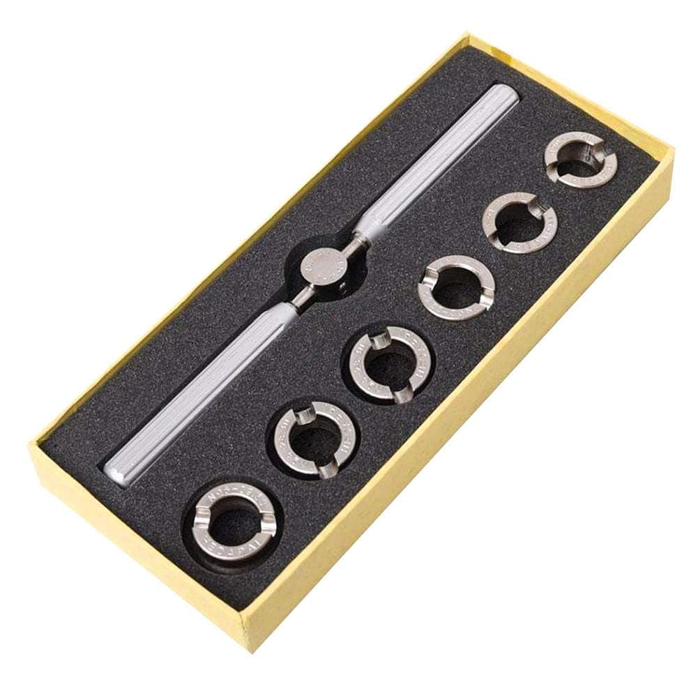 Whelsara 7PCS Watch Repair Tool Set Back Case Opener Closer Remover Tool For Rolex Tudor For Watchmakers Users Of Watches