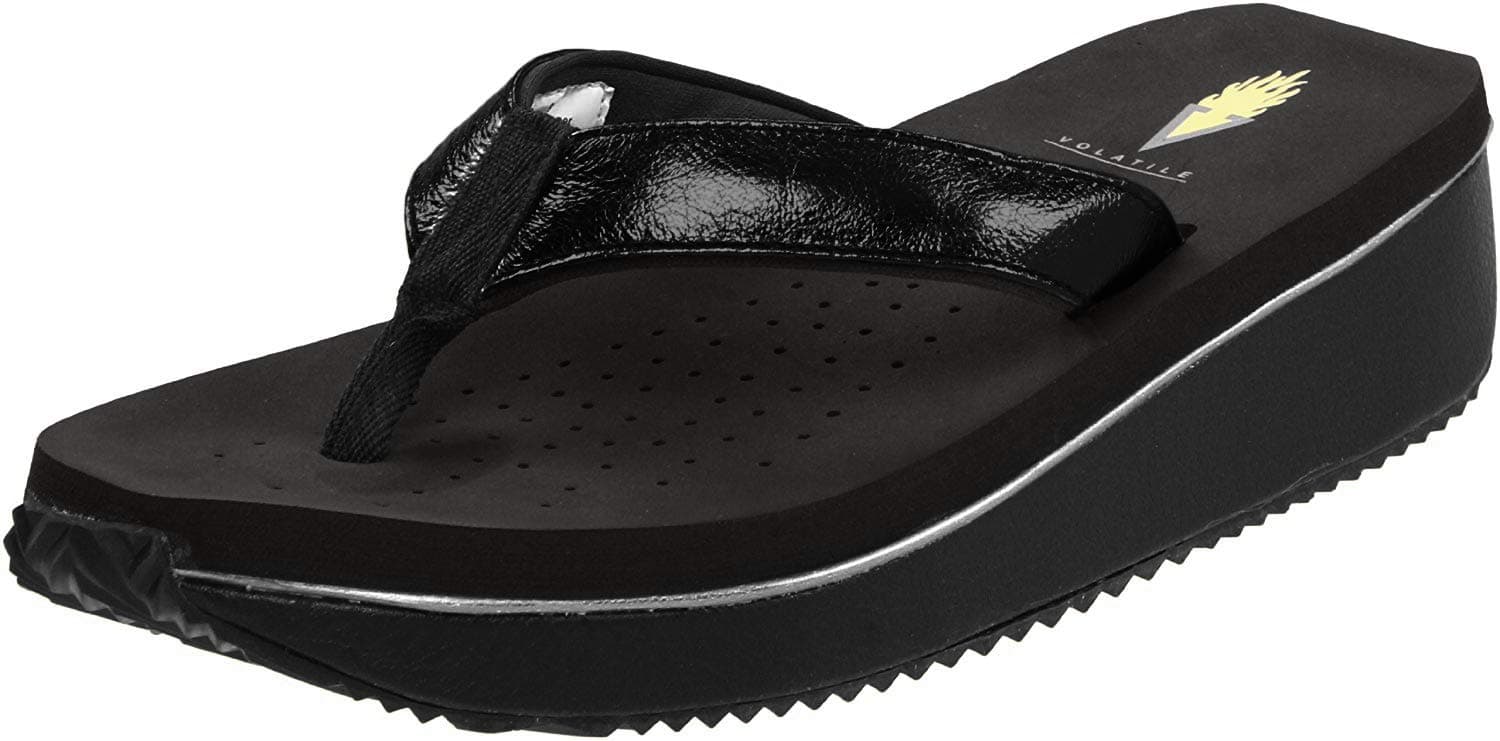 Volatile Women's Cafe Metallic Thong Sandal