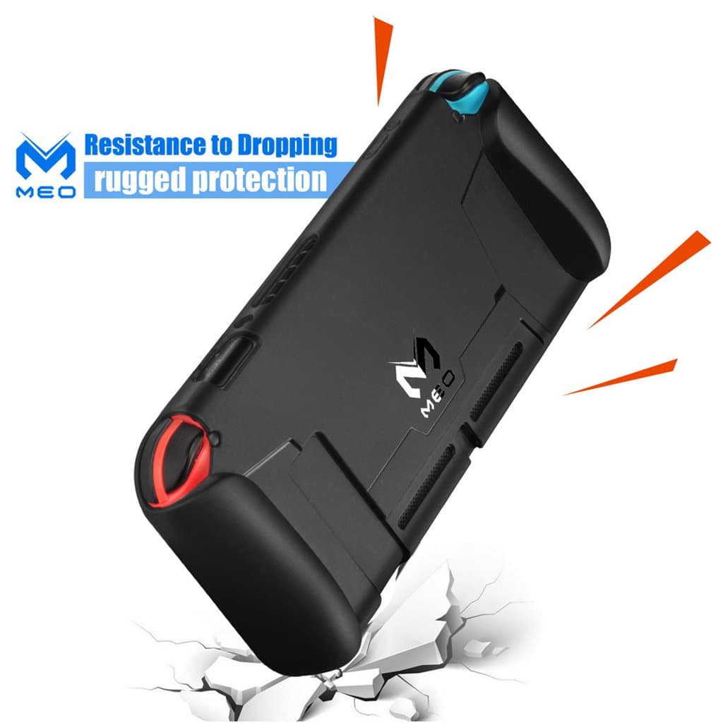 SHNUM - Multi TPU Shell Soft Protective Case Guard Cover for Nintend Switch Handle Grip