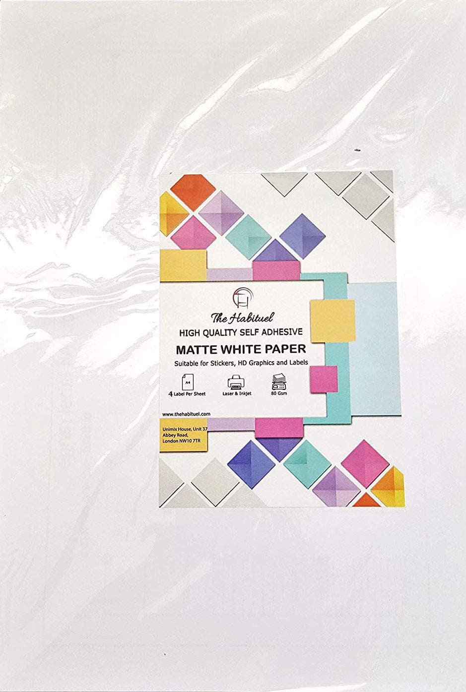 A4 Mailing Address Printer Labels Sheet 4 Labels Per Sheet 100 Sheets 1 Box