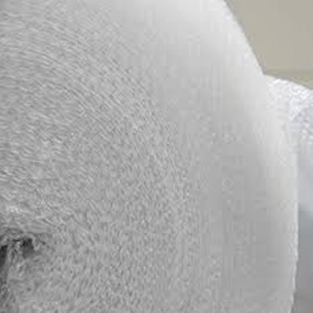 Pacific India Packaging Cushioning Roll with Easy-to-tear Clear Air Bubble Wrap Sheets for Small Items, 1x50 m