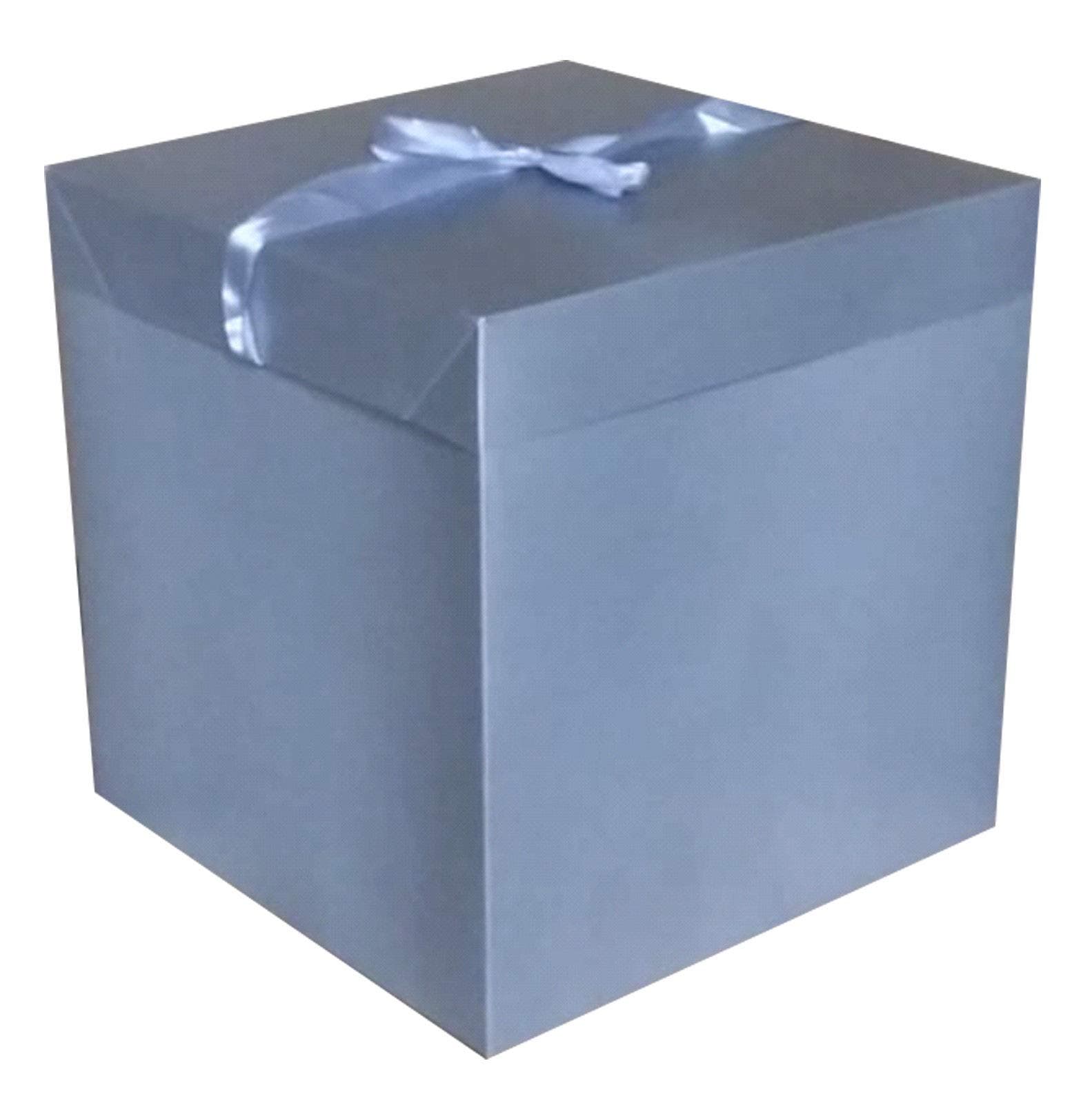 Deco Fleur Quality Gold & Silver Christmas Eve Box Birthday Gift Boxes Large Present Birthday Box (Silver)