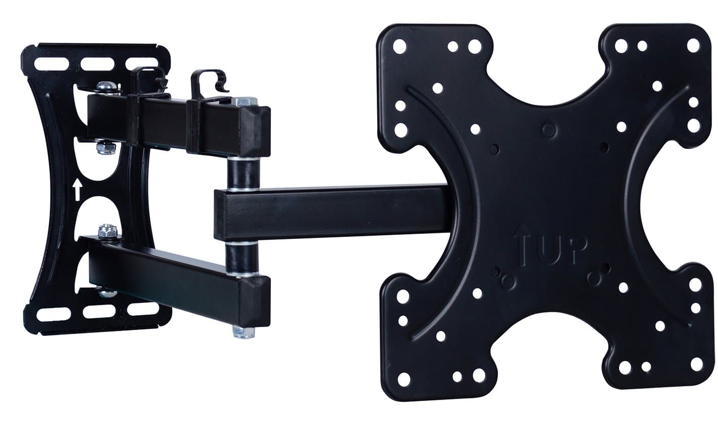 CNYF FS501L Mount Full Motion TV Wall Mount Bracket Heavy Duty Articulating Tilt Swivel. Fits Most 32 Inch Flat Screen and Samsung LG Sony VIZIO TV Flat Screens LCD Display with Max VESA 200mmX200mm