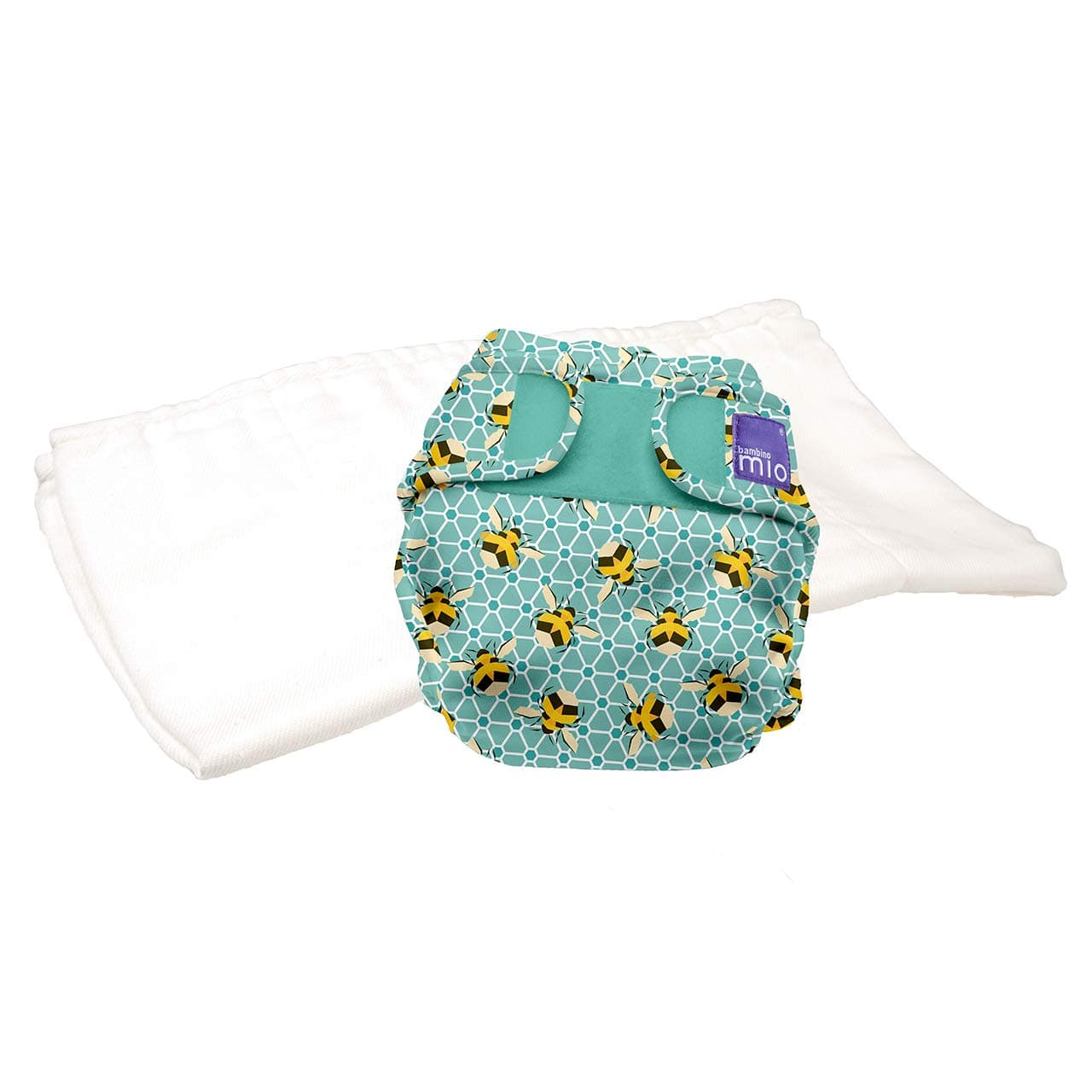 Bambino Mio, Miosoft Reusable Nappy Trial Pack, Bumble, Size 2 (9kg+)
