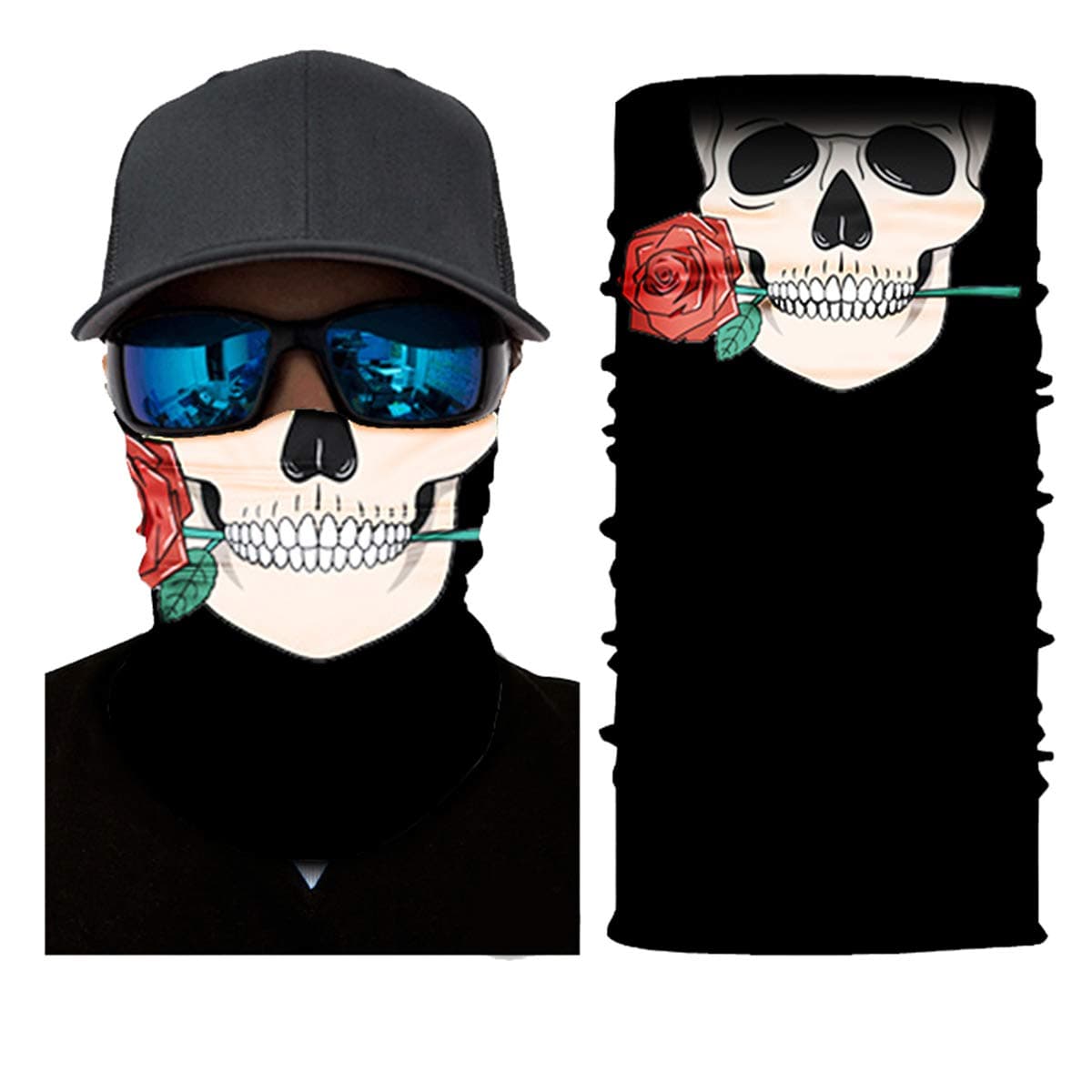 3D Multifunctional Protective Face Mask Cycling Scarf Outdoor Face Shield Headwear Windproof Hiking Headband Running Head Wrap Skiing Warm Neck Gaiter Snowboarding Bandana Balaclava UV Protection