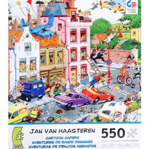 CARTOON CAPERS by JAN VAN HAASTEREN