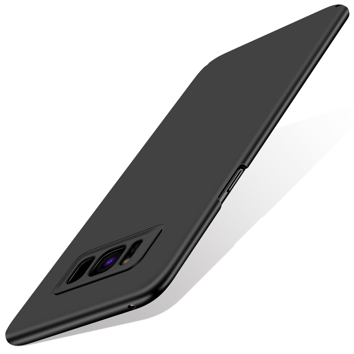 TORRAS Slim Fit Galaxy S8 Plus Case, Ultra Thin Hard Plastic PC S8 Plus Protective Phone Cover Case with Matte Finish Coating Grip Compatible with Samsung Galaxy S8 Plus, Space Black