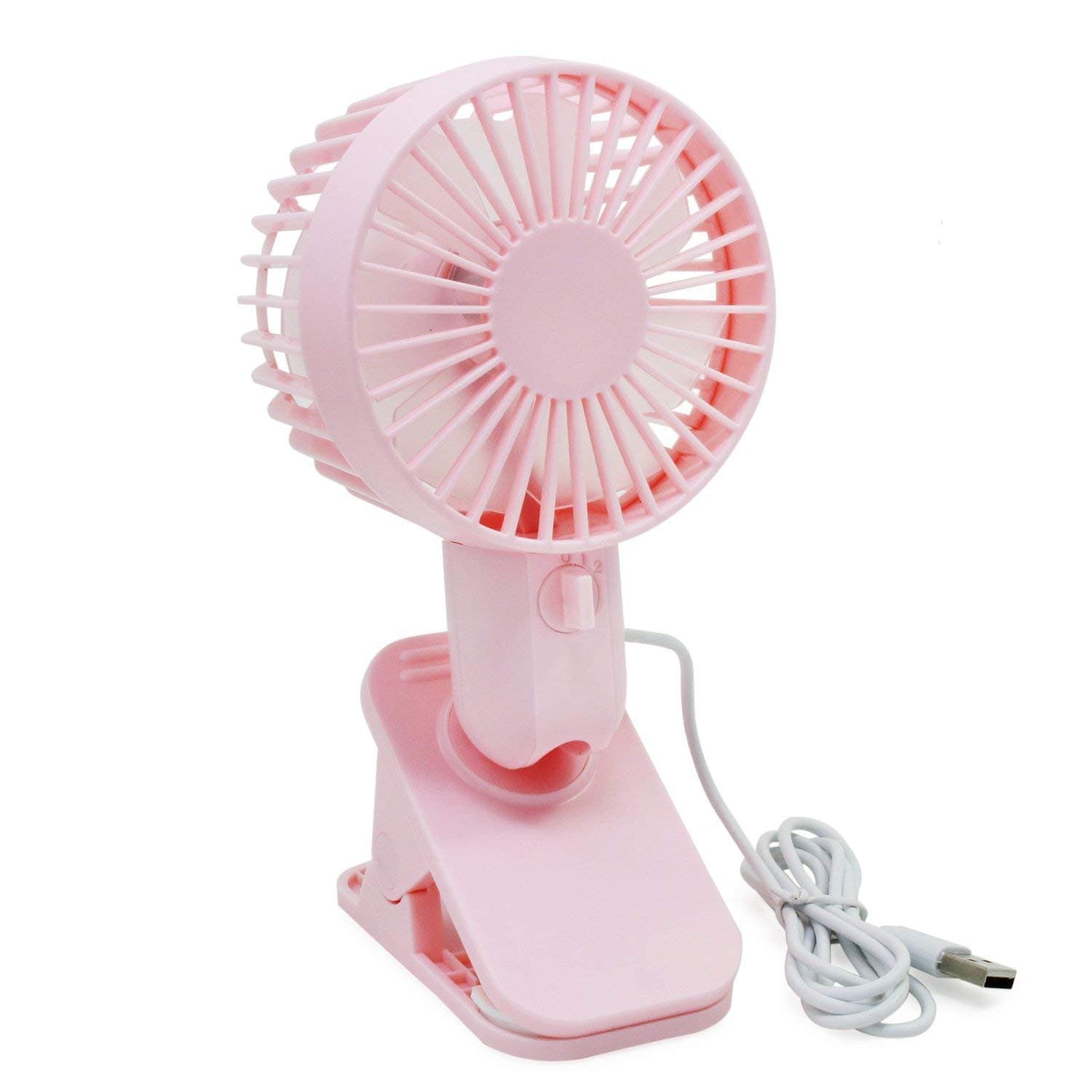 abcGoodefg Portable Mini Fan Handheld Misting Fan Cute Table Desk Cooling Fan for Home Office Traveling Camping Outdoor Activities (Dual Blad-Pink)