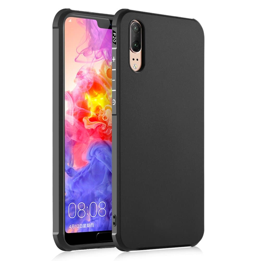 Hevaka Blade Huawei P20 Case - TPU Shell Case Cover for Huawei P20 - Black