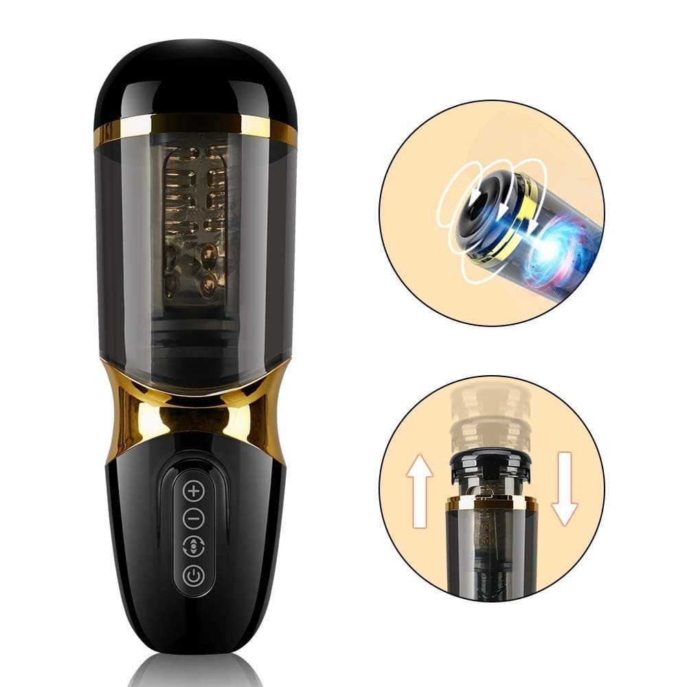 LZPING Multi Speed Electric Sucking Thrusing Rotating Massage Machine for Male Massaging 10 Speed Vibration