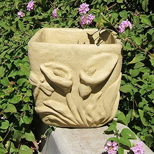 Designer Stone Calla Lily Flowerpot