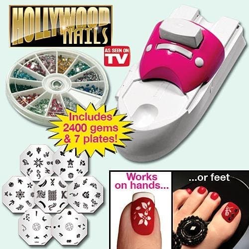 Hollywood Nails All In One Nail Art System Pack of 3