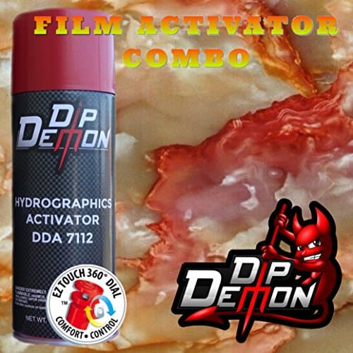 Hydrographic Film Marble Combo Kit Marble 7 Granite Stone Rock Illusion Hydro Graphic Water Transfer Film Activator Combo Kit Hydro Dipping Dip Demon