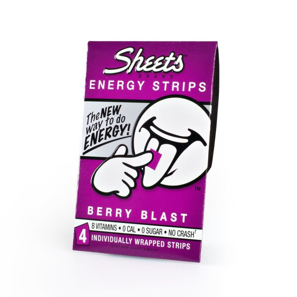 Sheets Brand Energy Strips For The Tongue