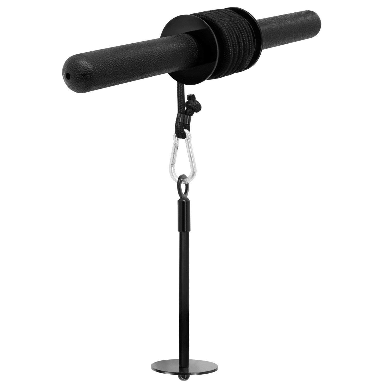 FITSY Wrist Roller Forearm Exerciser Arm Blaster, Steel - Black