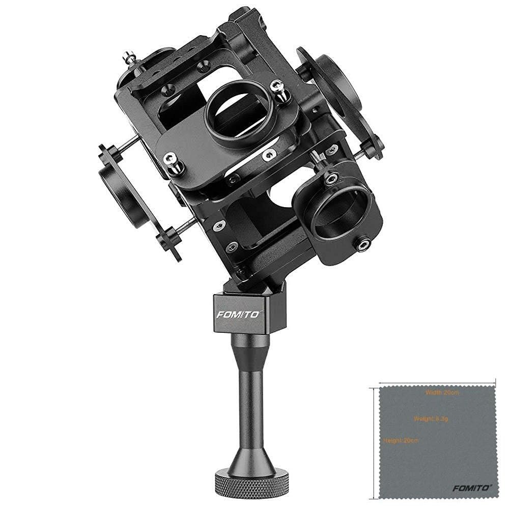 Fomito 360 Degree 6 Cameras Holder Bracket System VR Panoramic Imaging Video for Gopro Hero 3/3+ / 4, making Streetscape, DJI FPV