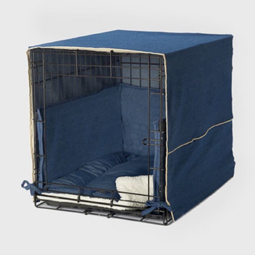 Pet Dreams Complete 3 Piece Crate Bedding Set! The Original Crate Cover, Crate Pad and Crate Bumper for Double Door Dog Crate