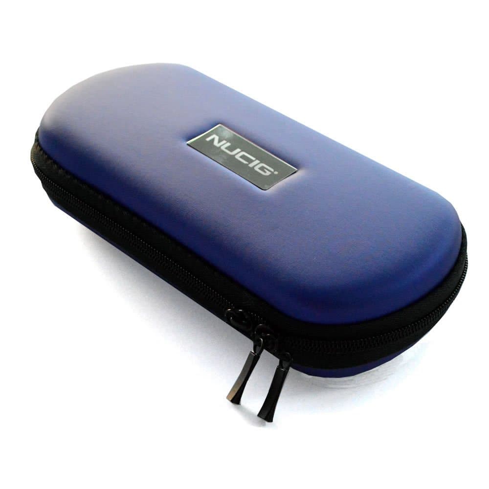 Blue Large Zipper Case for | Ego | Ecigarette | Ehookah | Eliquid | E Liquid | Electronic Cigarette | Electric Cigarette | e Cigarettes | Nicotine Free | Tobacco Free
