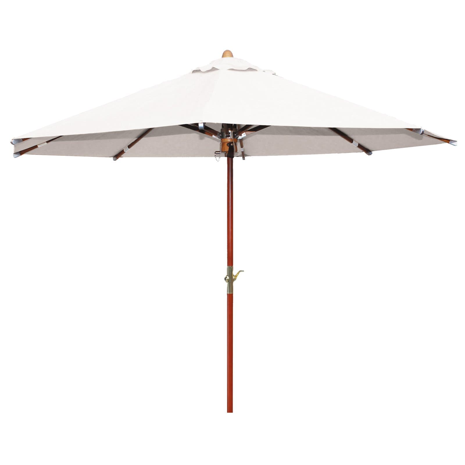 Cozy Bay 2.5 m Large Parasol with Crank for Dining Garden Sun Patio