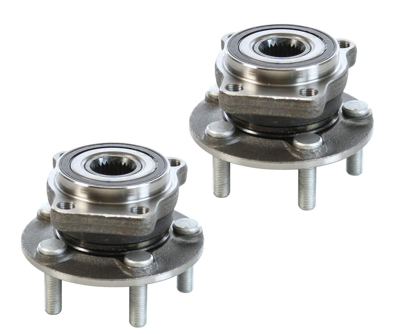 2 DTA Front Wheel Bearing Hub Assemblies Compatible With 2015-2018 Forester Impreza Crosstrek; 2015 XV Crosstrek Replaces OEM# 28373-FL000, 28373-SC000