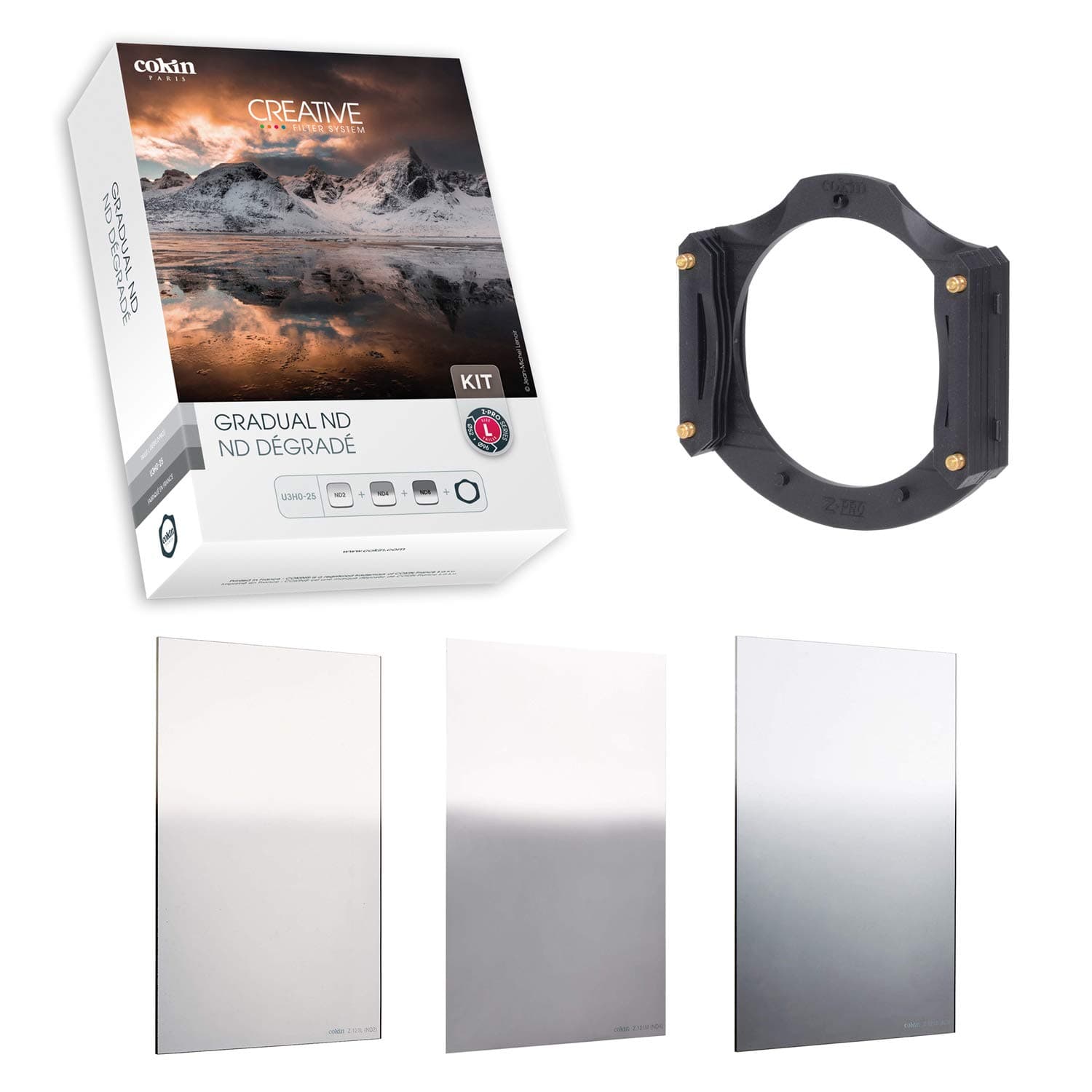 CokinLarge Z-PRO Gradual ND Filter Kit with Holder - Black