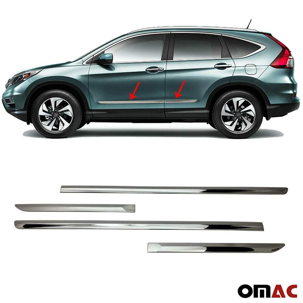 Door Protection Strips Chrome ABS for CRV 2012-2017 4 Pieces