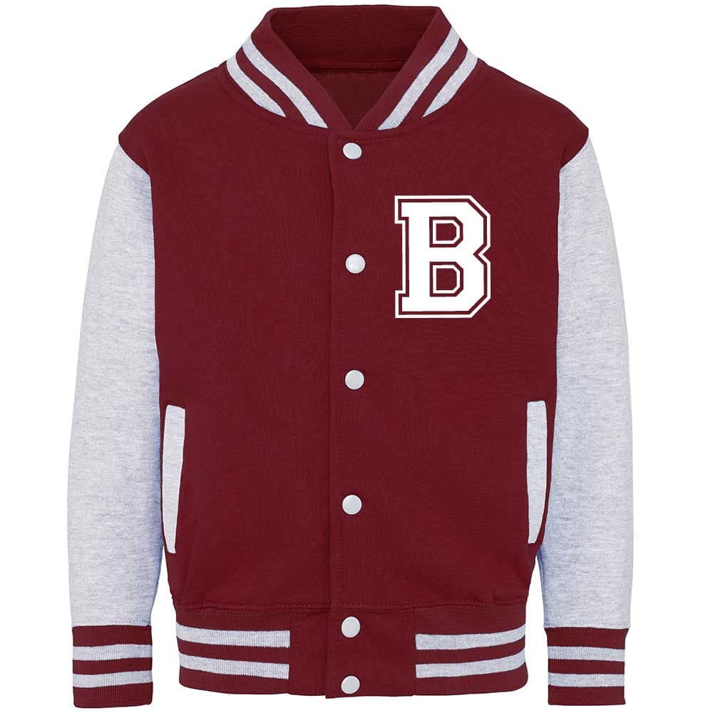 Personalised Varsity College Letterman Jacket Personalise with any initial