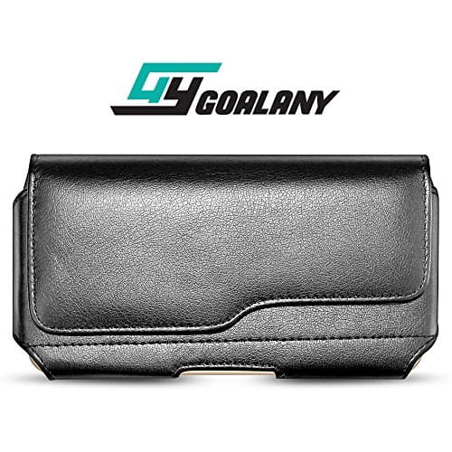 GOALANY Universal Holster Case for Large Phone, iPhone 8 Plus, iPhone x 10,7 Plus, 6/6s Plus, Galaxy s8 Plus/s8+, s7 edge, Galaxy Note 8,5 4,LG G6, HTC 10 one A9,Belt clip Holder carrying pouch (L2)