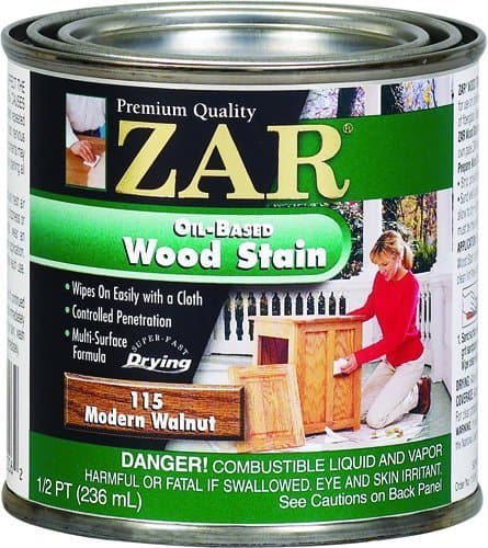ZAR 11506 Wood Stain, Modern Walnut by ZAR