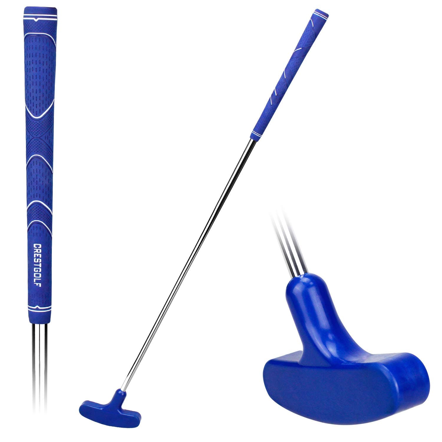 Crestgolf Two-Way Rubber Golf Putter for Kids or Adults