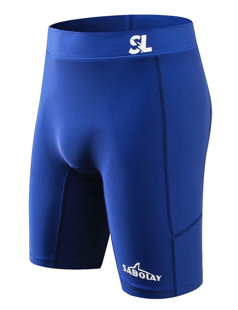 Men Jammer Chlorine Resistant Drawstring Racing Swim Trunk