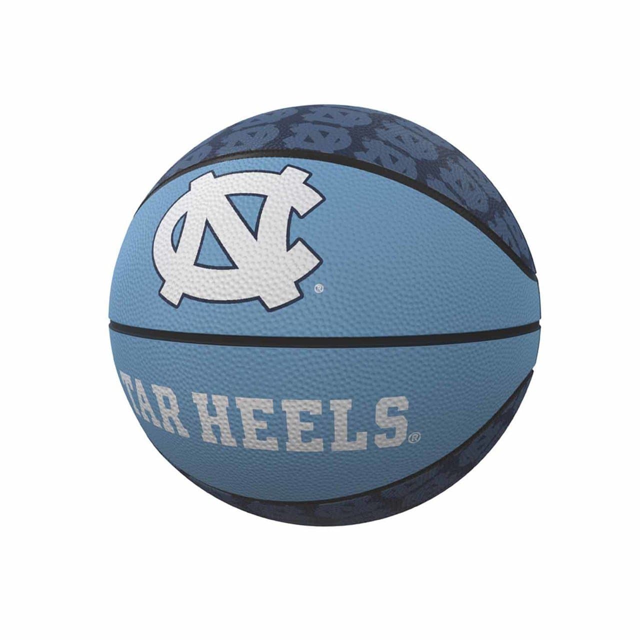 Logo Brands Officially Licensed NCAA Unisex Repeating Mini-Size Rubber Basketball, Miniature, Team Color