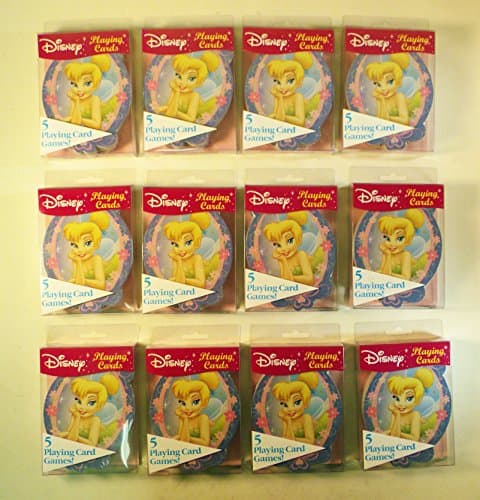 12 Disney Fairies Tinker Bell Large Shaped Playing Cards